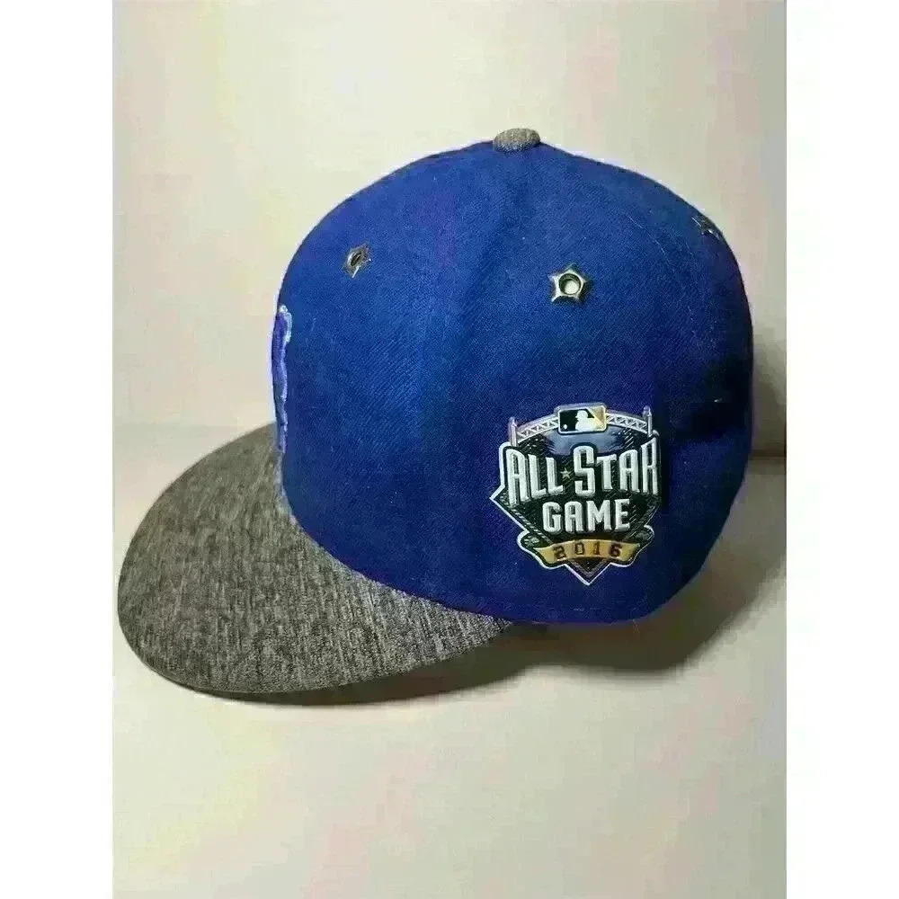 New Era New York Mets 59FIFTY Fitted Hat Blue Size 6 7/8 MLB - Picture 2 of 13